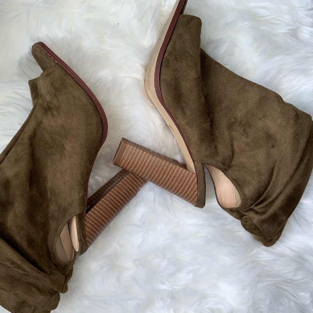 Liliana open toe boots